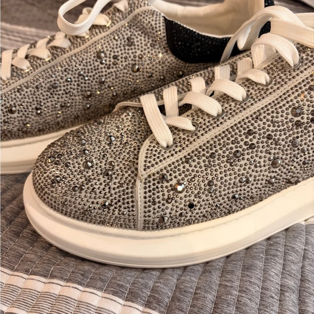 Steve Madden Icebox Men’s Size 14 Bling Tennis Shoes